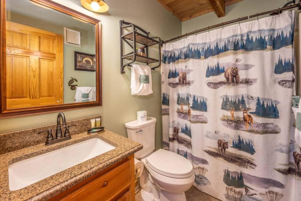 Over The Mountain - Smoky Mountain View Cabin Сивиървил Екстериор снимка